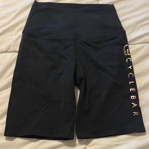 CycleBar biker shorts, size medium